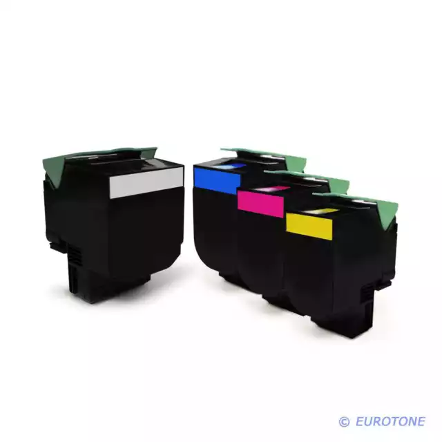 1-10 Toner/Chip für Lexmark CX 310 410 510 [Farb-Auswahl]