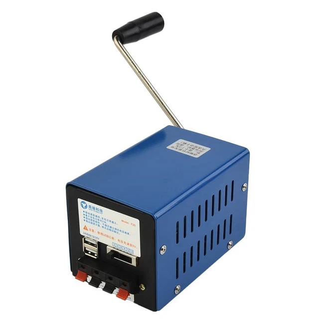 Handkurbel Generator USB Ladegerät Hochleistungsfähig kleine Feldoperationen