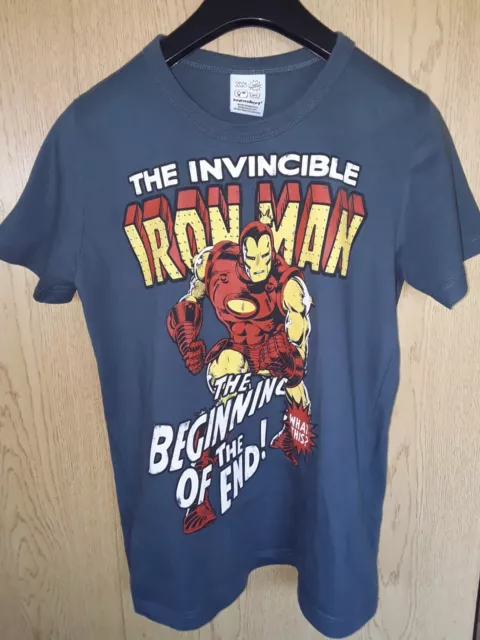 Iron Man, T-Shirt, Größe XS, 100 % Baumwolle