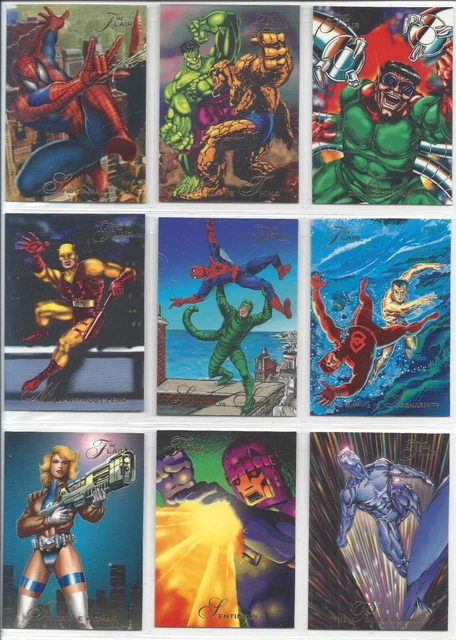1994 Flair Marvel Annual Universe Trading Card Comics Singles U Pick Power Blast 7