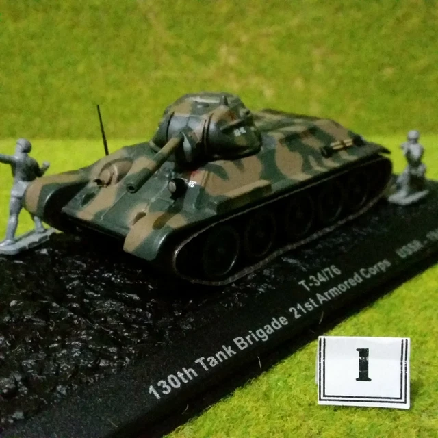 DeAgostini 1/72 WWII Combat Tank Collection – Mixed German/British/American Army Vehicles