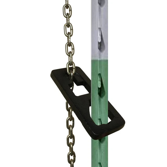 T Post Puller Plate - Cast Iron Heavy-Duty Steel - Farm & Garden Equipment fo...