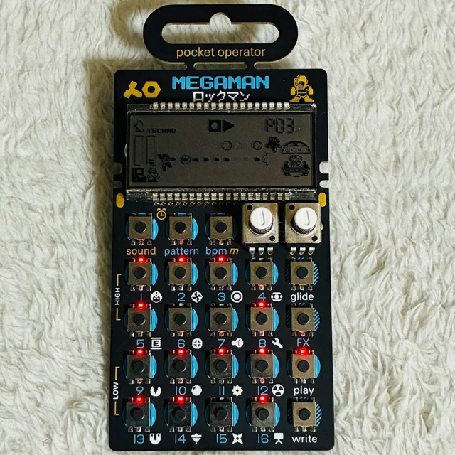 TEENAGE ENGINEERING PO-128 Mega Man Pocket Operator Rare Collector