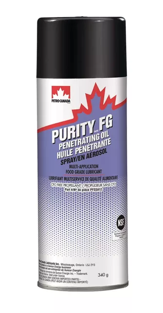 Petro Canada PFPOB12 Purity FG spray olio penetrante per uso alimentare 355 ml