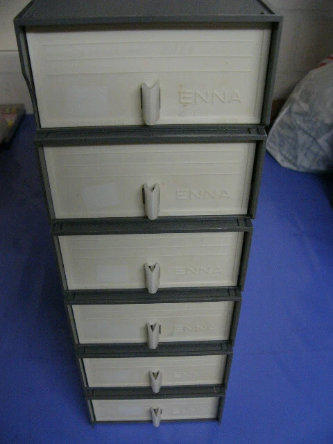 6 Enna Diakästen  je 2 x 50 Universalmagazine Diamagazin Diabox Stapelbox