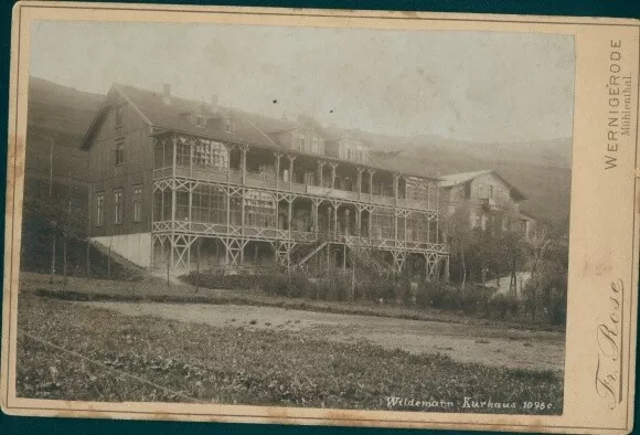 Kabinettfoto Wildemann Clausthal Zellerfeld im Oberharz, Kurhaus,... - 10478328