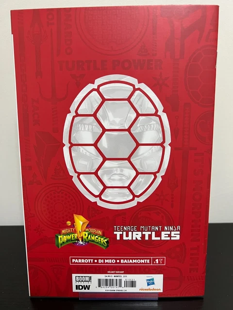 Power Rangers Teenage Mutant Ninja Turtles #1 Red Helmet IDW/Boom Variant 2020 2