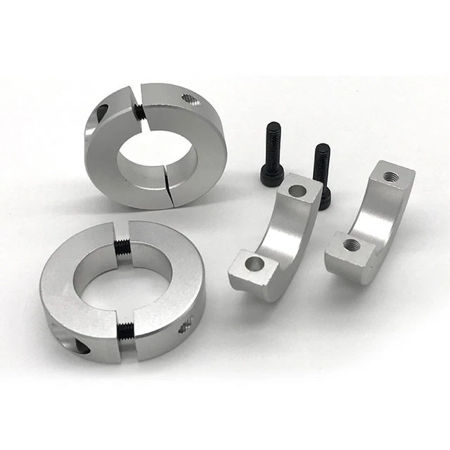 Arbre Col Fixe Anneaux Alliage Aluminium Agrafe Col Agrafe Type Double Fente