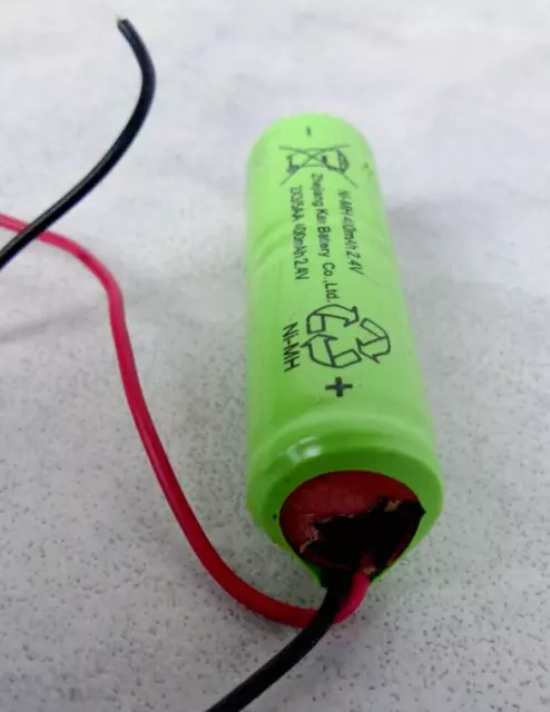 Akkupack Akku für Rasierer oder Zahnbürste 2,4V 400mAh 2X5AA