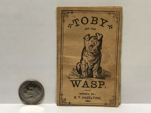 1884 Hazeltine Toby and the Wasp Booklet Piso's Cure for Consumption