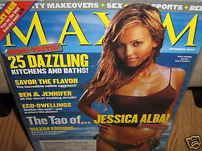 MAXIM Magazine November 2003 #71 JESSICA ALBA SEALED