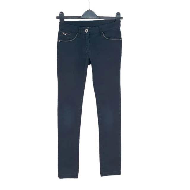 Jeans DKNY Skinny Stretch Neri Low Size UK 6 W24 taglia XS Donna Karan vintage