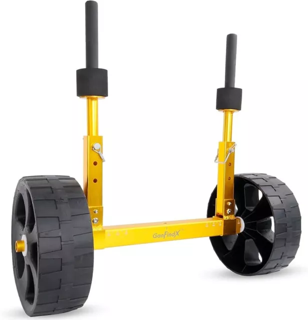 Detachable Height-Enhancing Sit on top Kayak Cart 10" Puncture-Resistant Tires