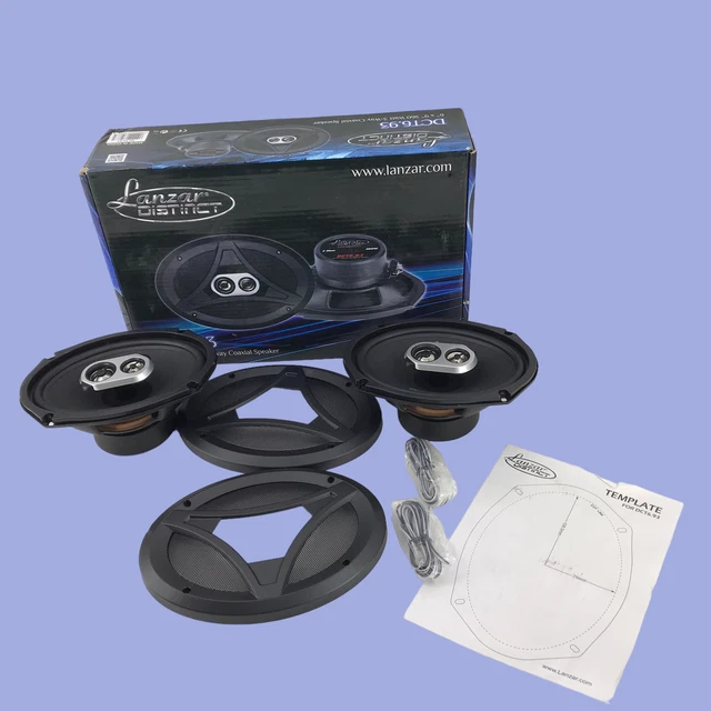 Lanzar Distinct DCT6.93 3-Way Universal 200W  Pro Audio Car Speakers #NO0875
