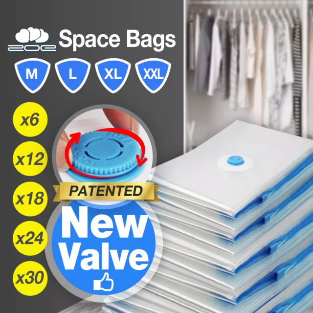 Genuine Vacuum Space Saver Bags Storage Seal Compressing Bag for Clothes Quilt