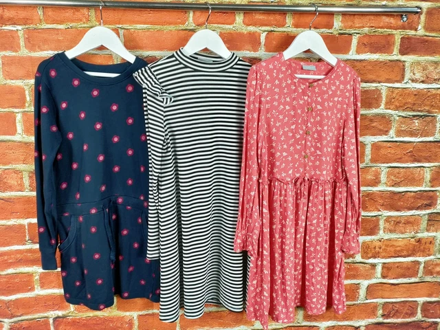 Girls Bundle Age 9-10 Years Matalan Lily & Dan Dress Set Casual Pretty 140Cm