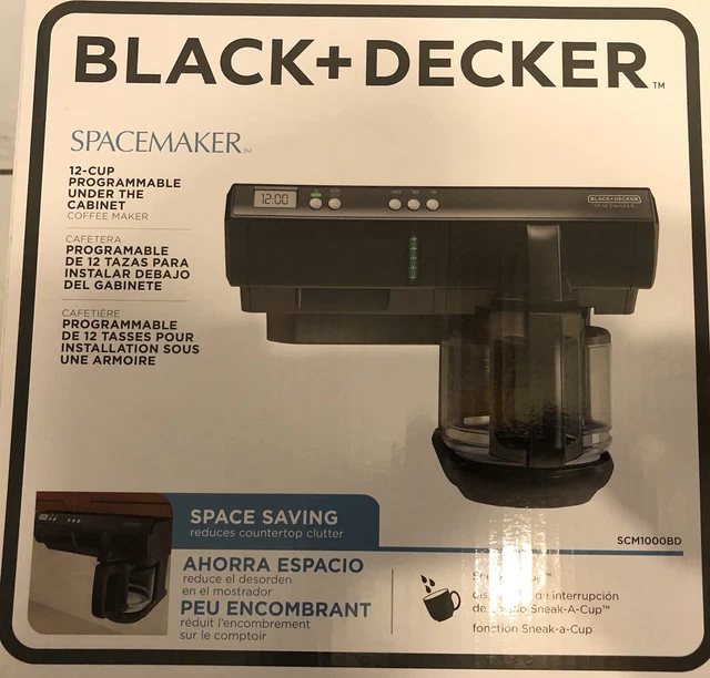 SpaceMaker Under-the-Cabinet 12-Cup* Porgrammable Coffee Maker