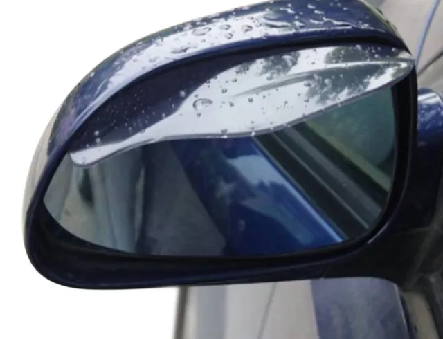 2x Auto Pkw Kfz Außenspiegel Seitenspiegel Regenschutz Folie Neu