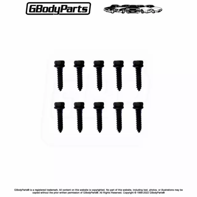 78-87 Regal Grand National Dash Speaker Defrost Bezel Panel Trim 10 Torx Screw