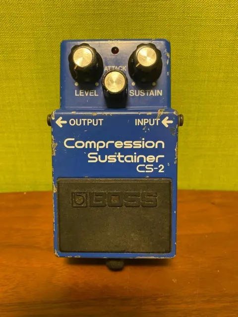 BOSS CS-2 Compression Sustainer Guitar Effects Pedal