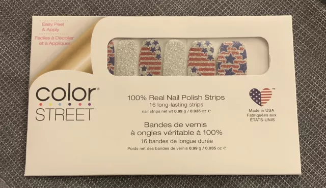 Color Street Nail Polish Strips Glitz And Glory 4th Of July Holiday