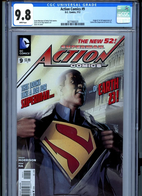 CGC 9.8 Action Comics #9 Origin & 1st Full Calvin Ellis Superman