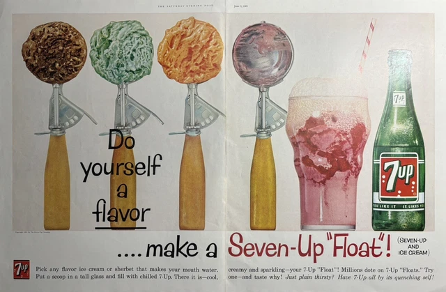 セブンアップ・vintage ７-up 1947年広告 コレクタブル セブンアップ・vintage 7-up 1947年広告 コレクタブル コレクション