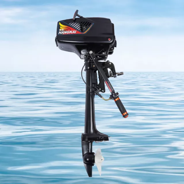 3.6HP 2 Stroke Outboard Motor Engine Fishing Boat Motor Water Cooling CDI 2600W