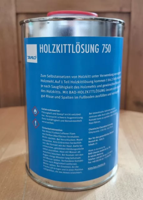 Bao-Holzkittlösung - 1 Liter (nr 328-0001)