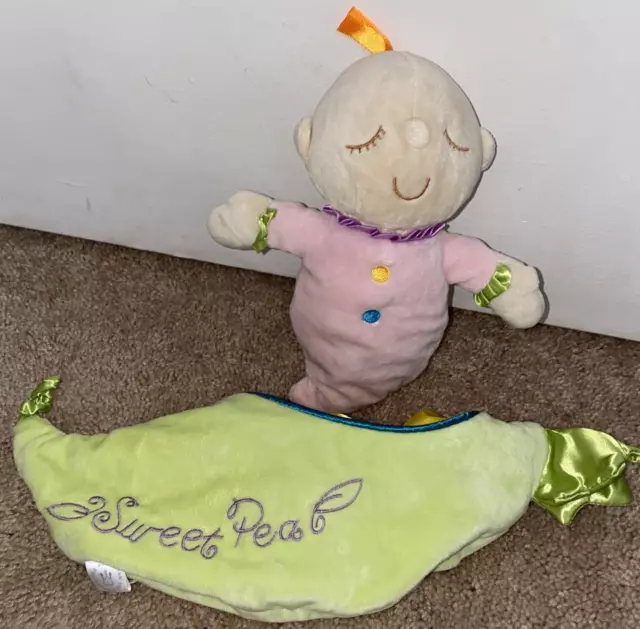 Sweet Pea Snuggle Pod First Baby Doll Sleep Sack Plush Manhattan Toy Stuffed