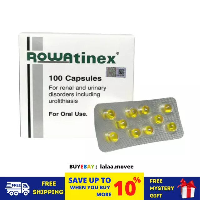 NEW Rowatinex 100 Capsules for Renal Urinary Disorder