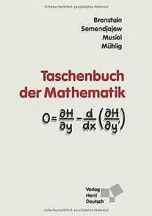 Taschenbuch der Mathematik von Ilja N. Bronstein, K. A. ... | Buch | Zustand gut