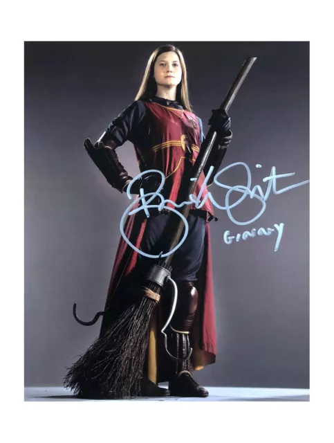 8x10" Harry Potter Print Signed by Bonnie Wright With Monopoly Events COA