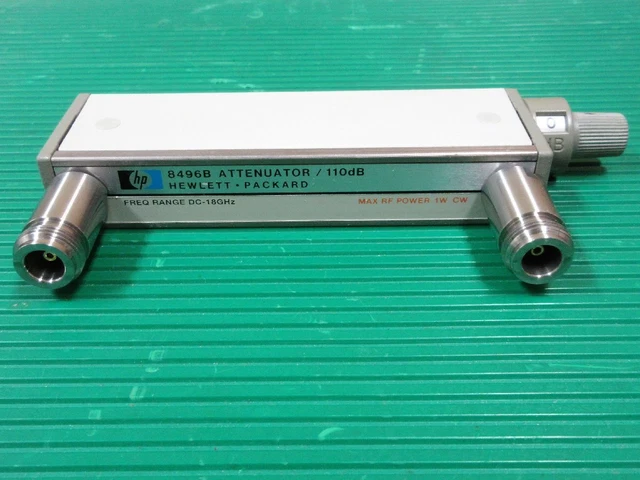 Hp/Agilent 8496B/001 Attenuator 0-110Db 10Db Step Dc-18Ghz Max1W Untested
