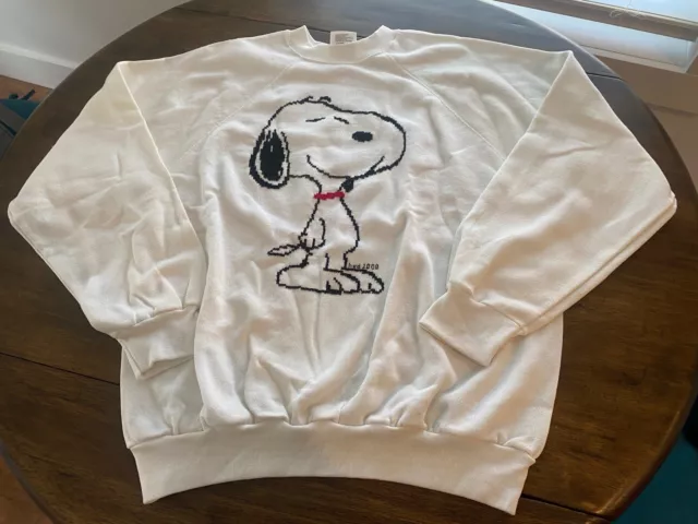 Vintage Peanuts Snoopy Sweatshirt, Excellent Condition, Tultex Maximum Size XL