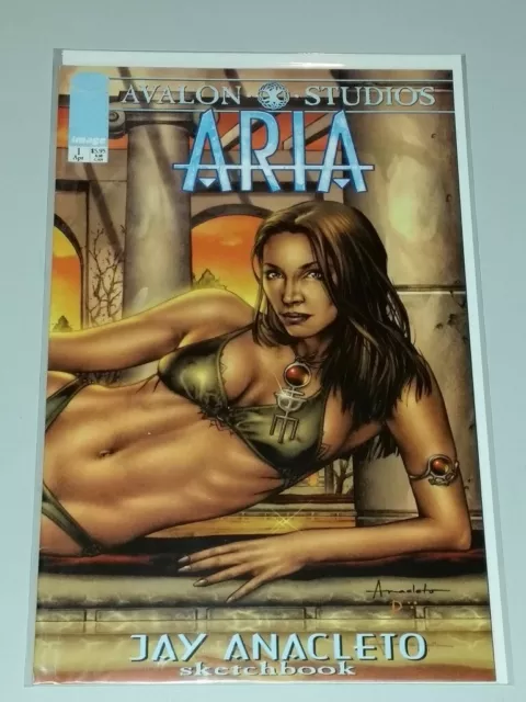 Aria Jay Anacleto Sketchbook #1 Image Comics April 1999 Nm+ (9.6 Or Better)