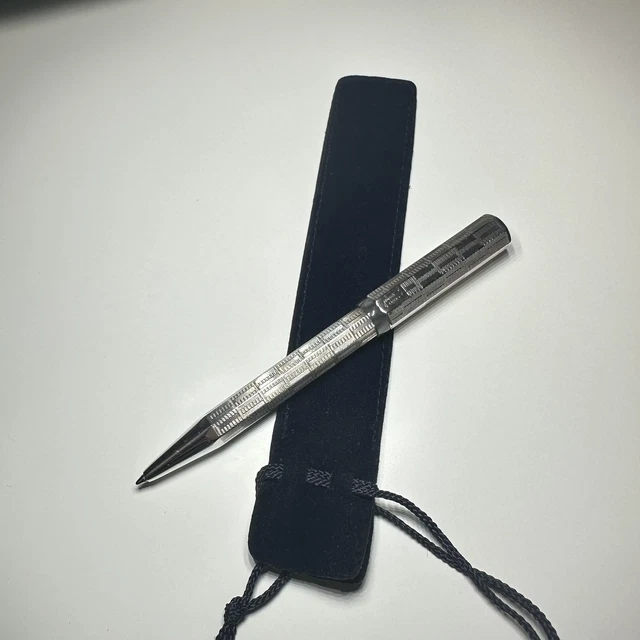 MONTEGRAPPA STERLING SILVER 925 Privilege Deco Pearl Grey Resin