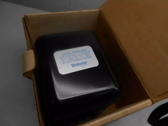 NEW Webster Ignition Transformer Type 12-8F0202 NOS NIB