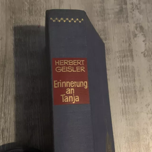 Buch Erinnerung an Tanja von Herbert Geisler