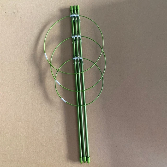 Pflanzenunterstützung Pflanzen Rostfrei Stahl + Kunststoff Ständer 45 Cm
