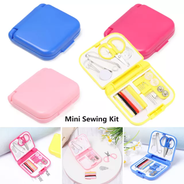 Buttons Home Living Mini Sewing Kit Storage Bags Needle Threads Box Organizer