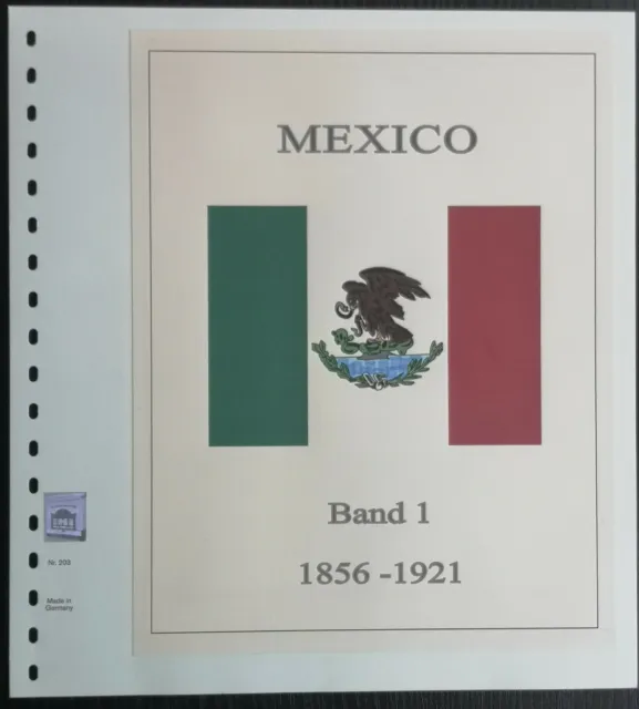 Mexico 1851 - 1921 Vordruck farbig TOP alle Blätter in Beschreibung agbeb.