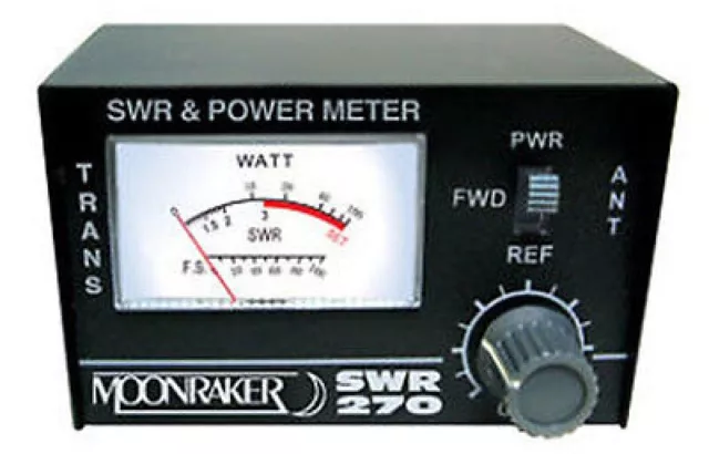 Moonraker SWR 270 Dual Band SWR/Power Meter VHF UHF 120 - 500MHz