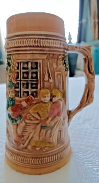 Vintage Bavarian style Beer Stein mug