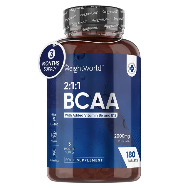 WEIGHTWORLD 2:1:1 BCAA 180 Tablets New & Sealed BBE:09/2026 £14.99 ...