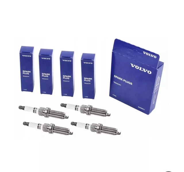 Genuine Volvo Spark Plugs 32290011 New V40 V60 V70 Xc90 2.0 Petrol Turbo