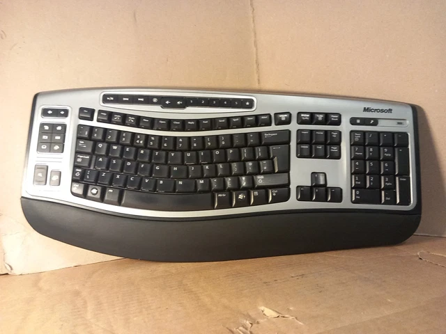 MICROSOFT WIRELESS LASER Keyboard 6000 v2.0 Missing Receiver UK Layout ...