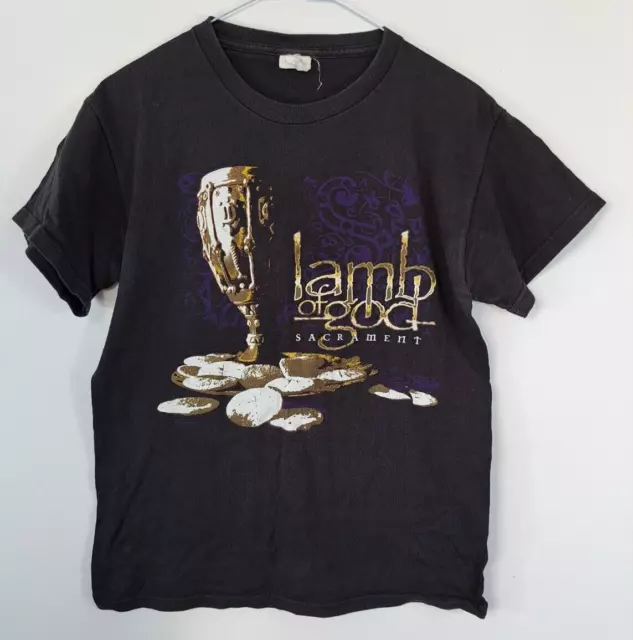 Lamb of God Sacrament Heavy Metal Band T Shirt Size S