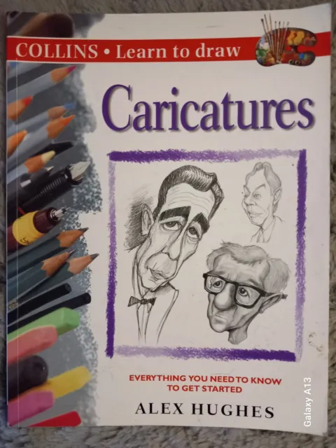 Collins Learn To Draw Caricatures Alex Hughes Softback