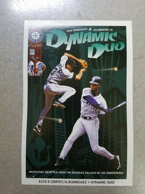 Alex Rodriguez Ken Griffey Jr Dynamic DUO #6254 Mariners MLB MINI 4x6 IN POSTER